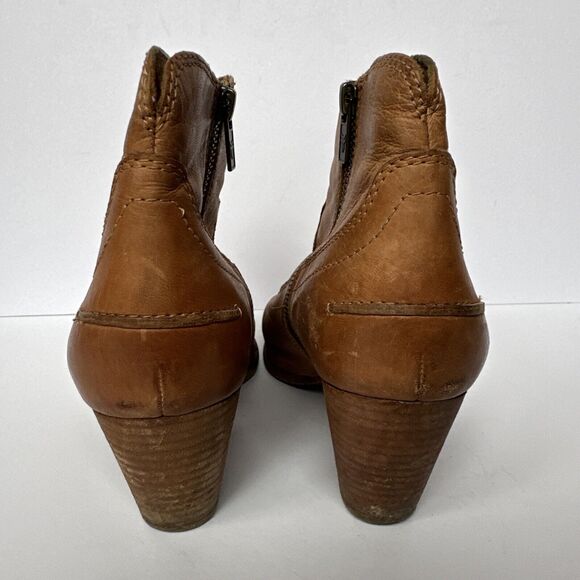 Frye Reina Western Desert Leather Bootie Size 8.5 - Picture 6 of 10